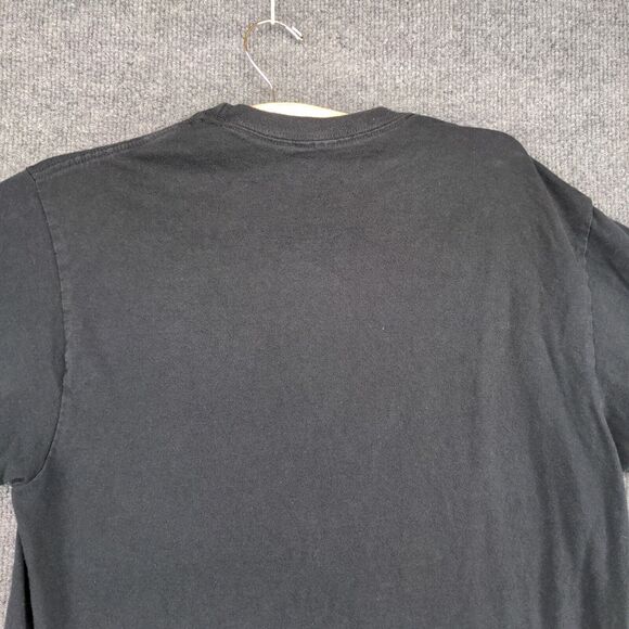 Riot Society Mens Apple Rainbow T-Shirt Black Medium Embroidered Logo - Picture 6 of 12